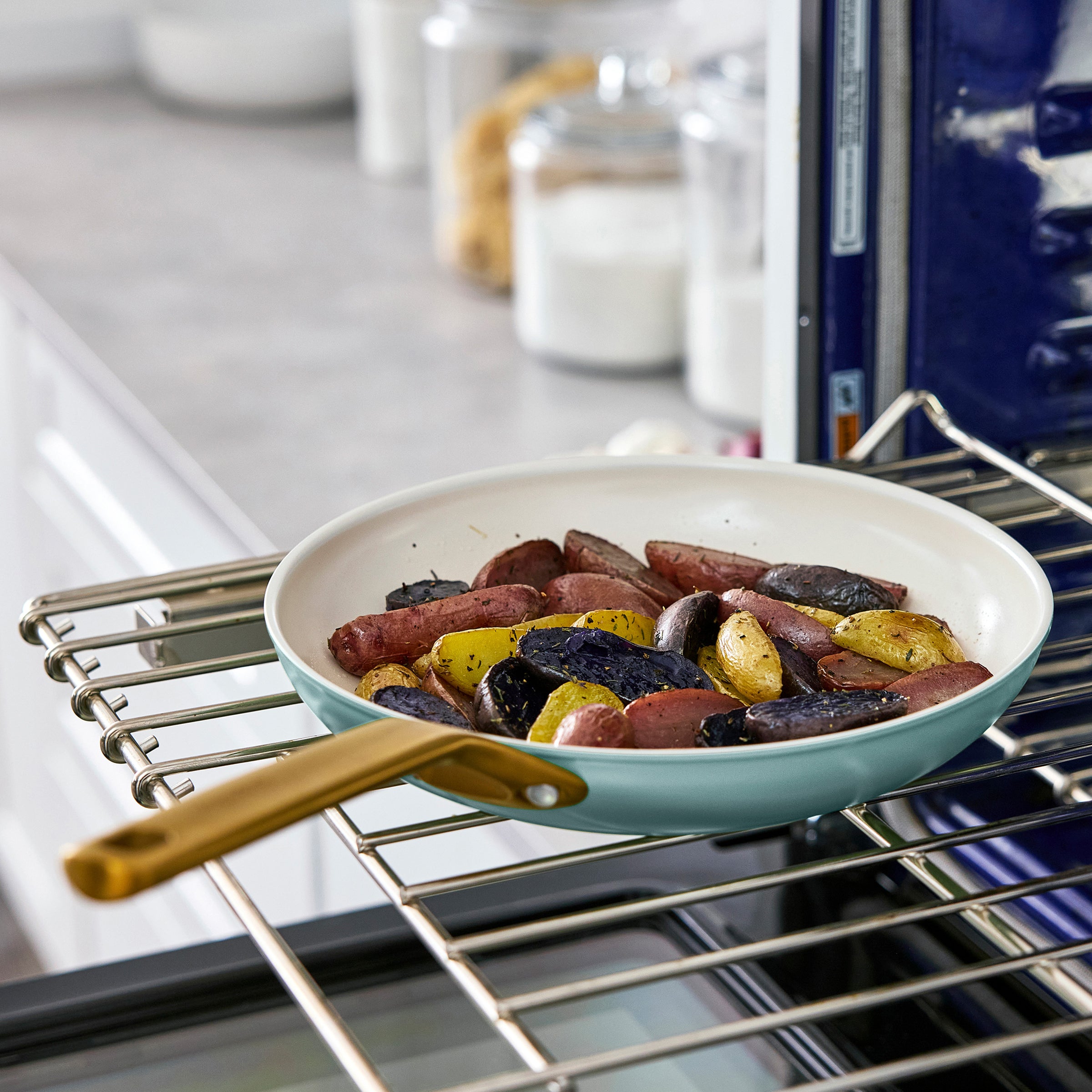 GreenPan Reserve Pro Ceramic Nonstick 11-Piece Cookware Set | Seaside