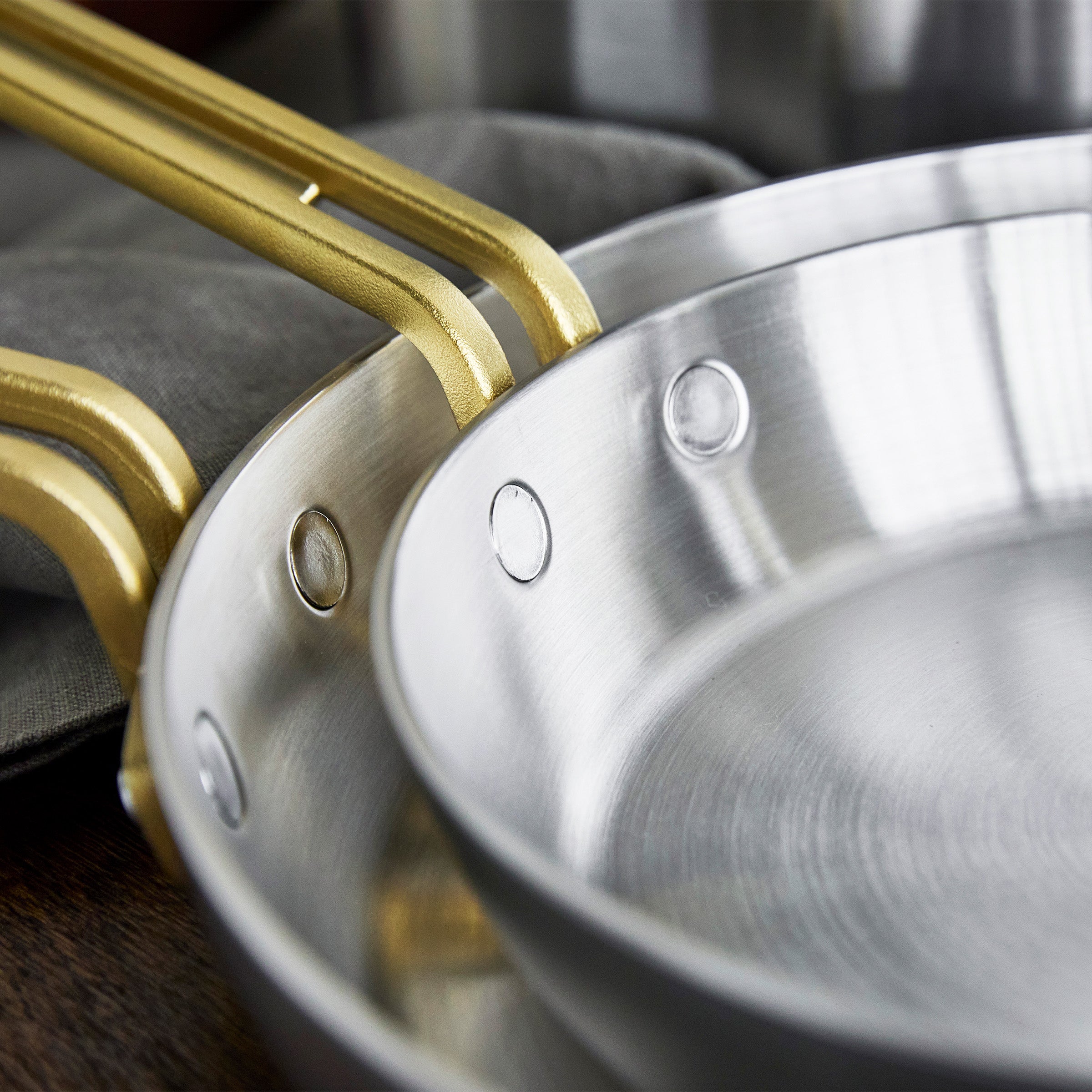Stanley Tucci Uncoated Stainless Steel 11-Piece Cookware Set