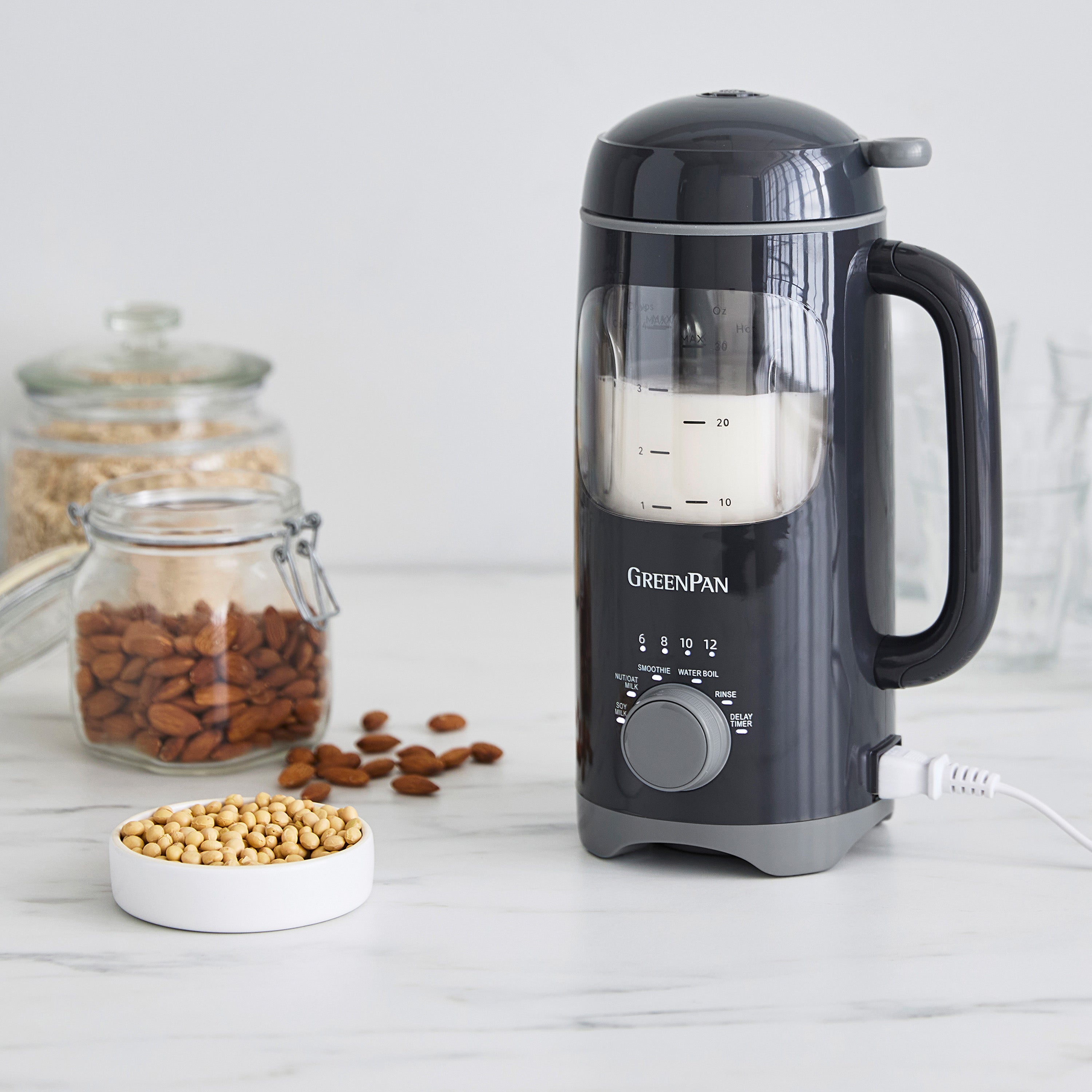 GreenPan Better Blend Milk Maker | Graphite