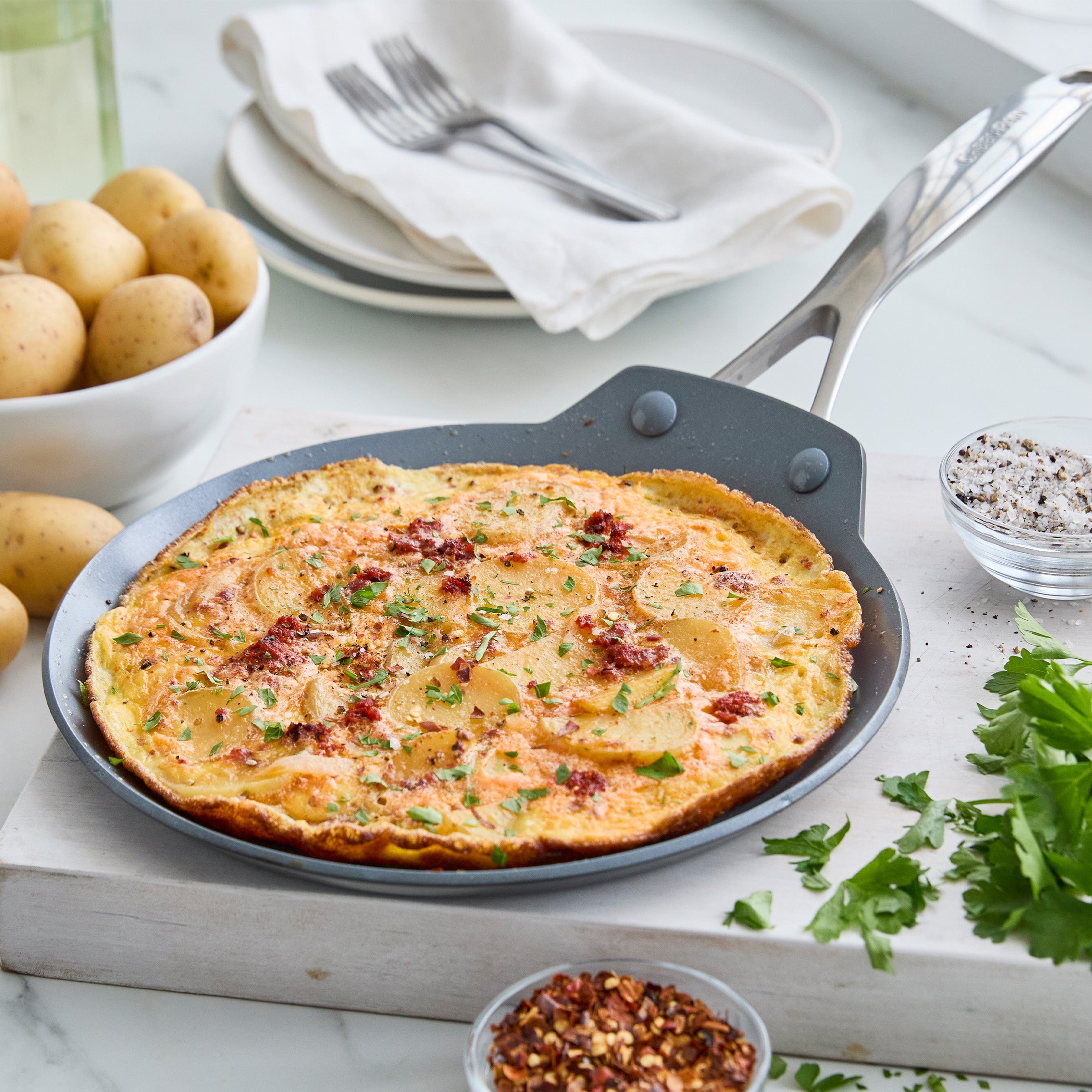 GreenPan Valencia Pro Ceramic Nonstick 9.5" Crepe Pan