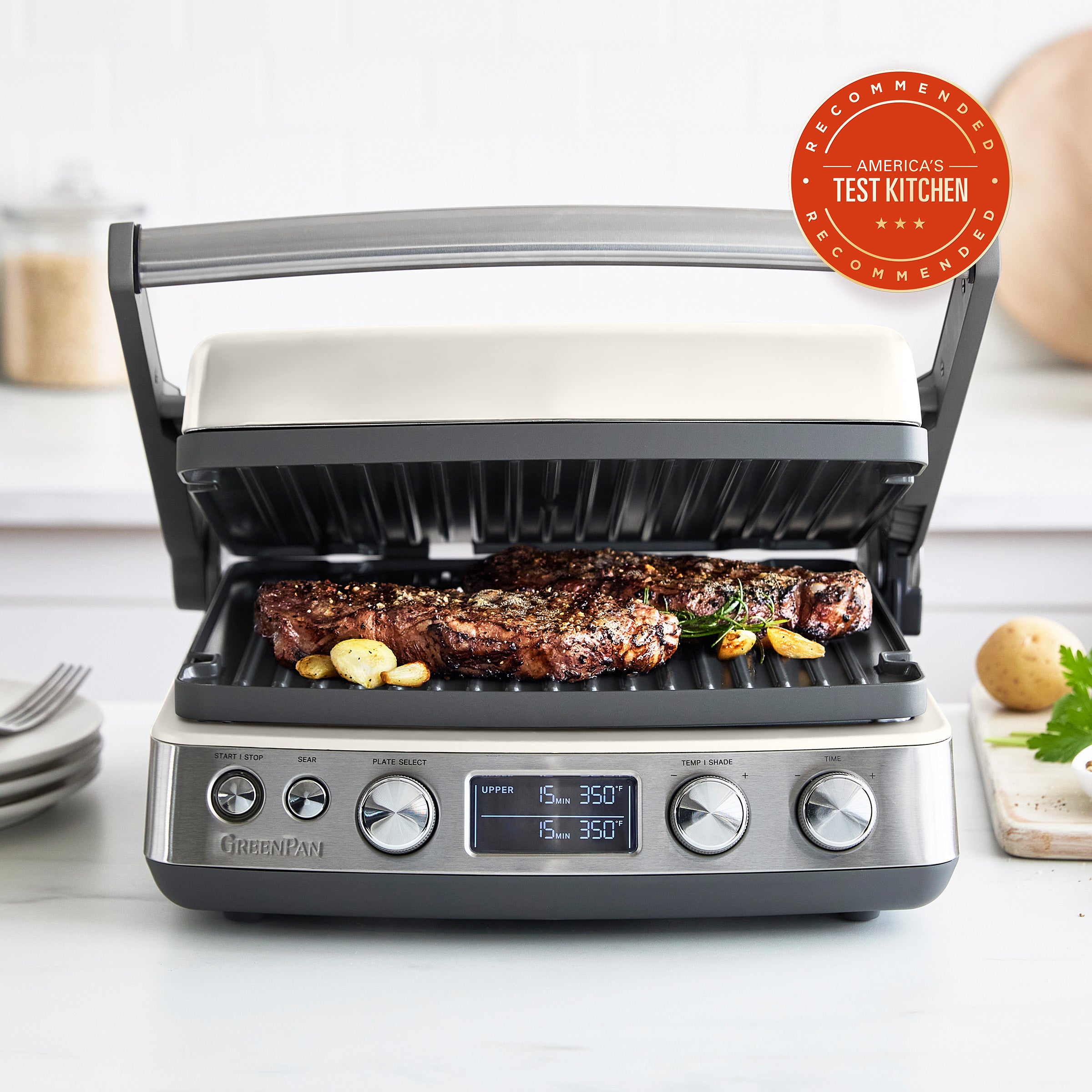 Elite Multi Grill & Griddle — Cloud Cream