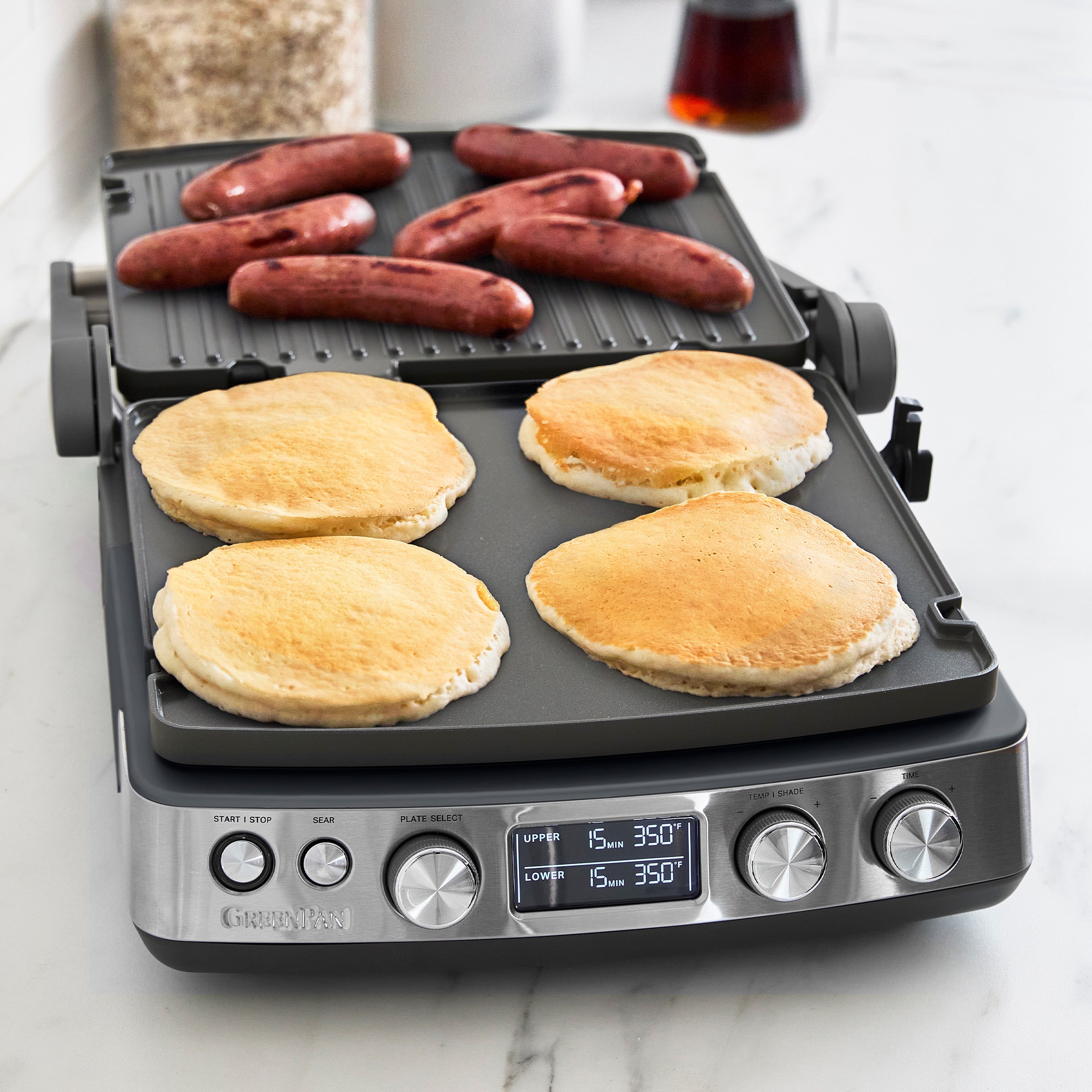 GreenPan Elite Multi Grill & Griddle | Graphite
