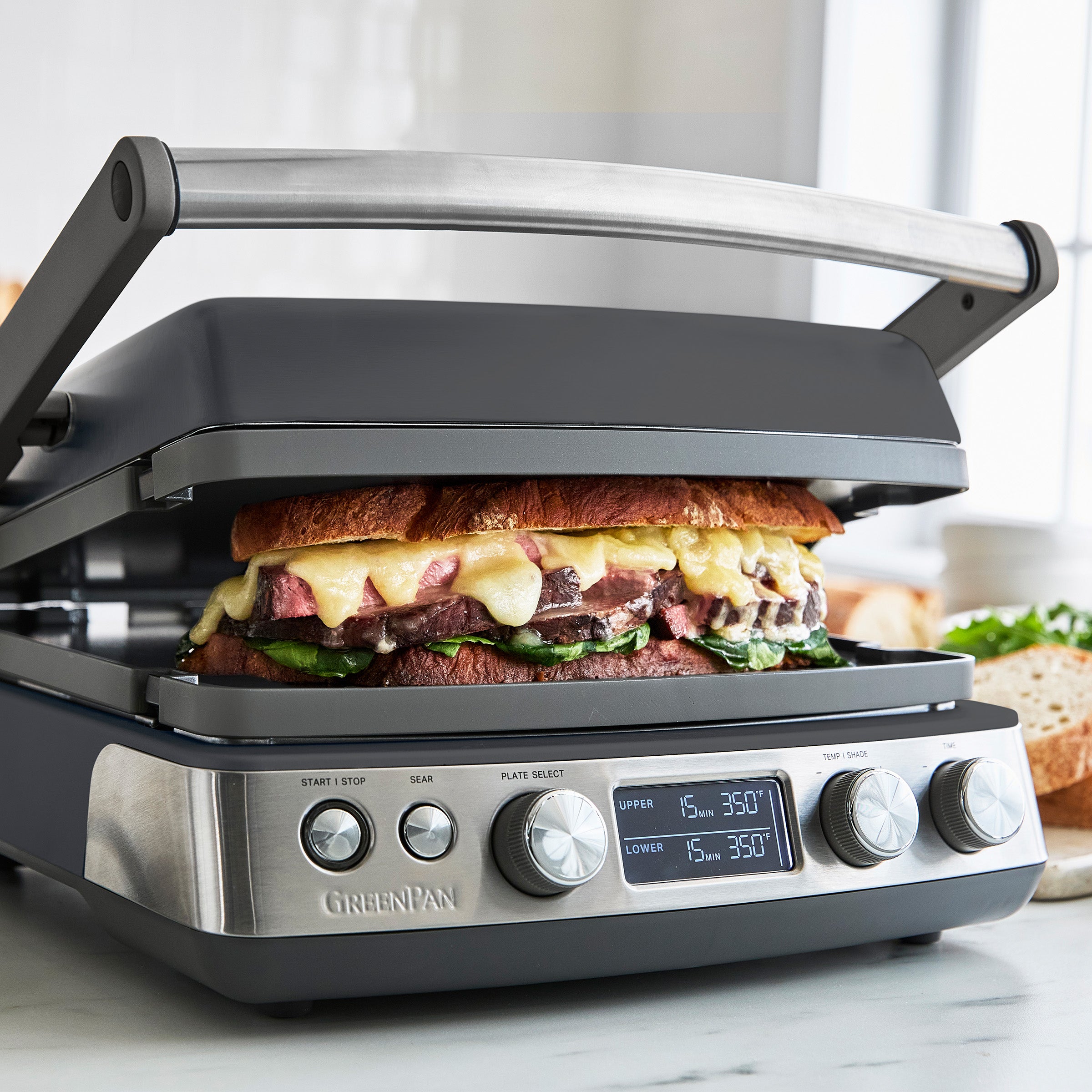 GreenPan Elite Multi Grill & Griddle | Graphite
