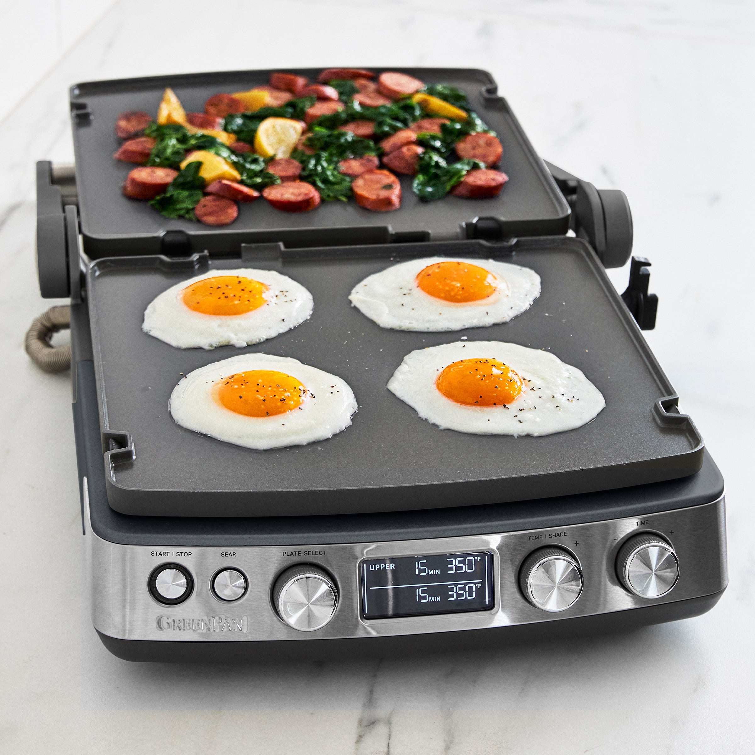 GreenPan Elite Multi Grill & Griddle | Graphite