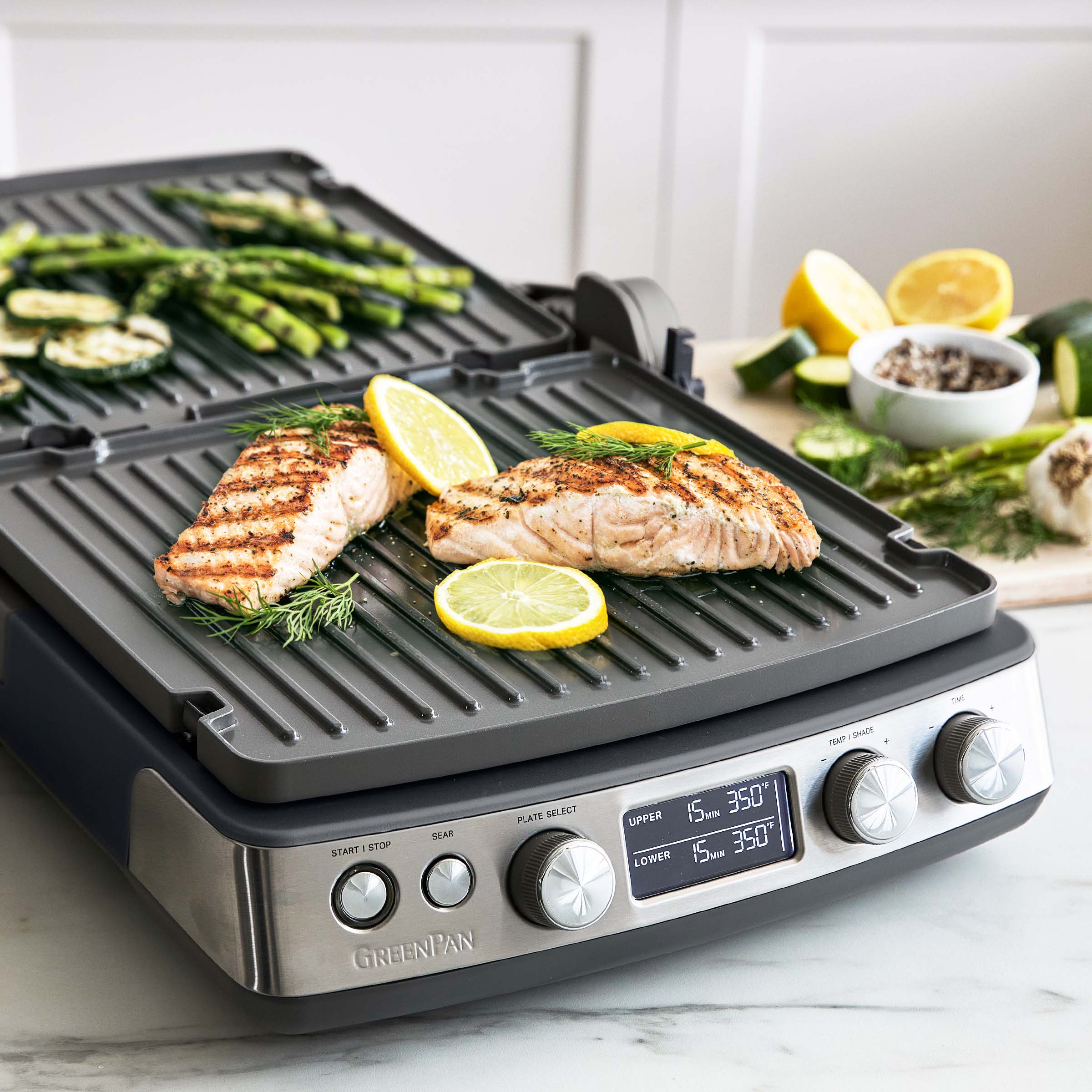 GreenPan Elite Multi Grill & Griddle | Graphite