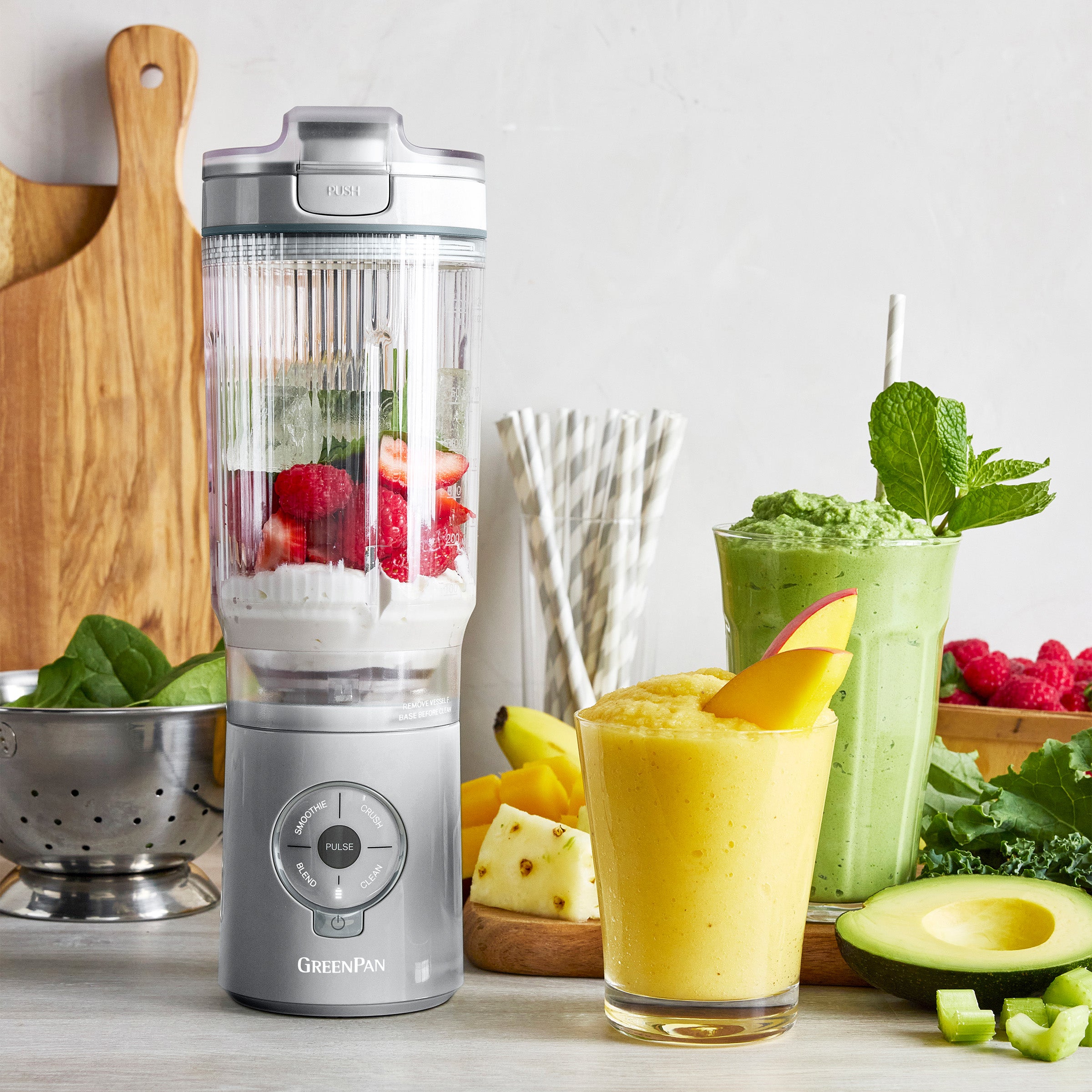 GreenPan Spin & Go Portable Blender – Slate