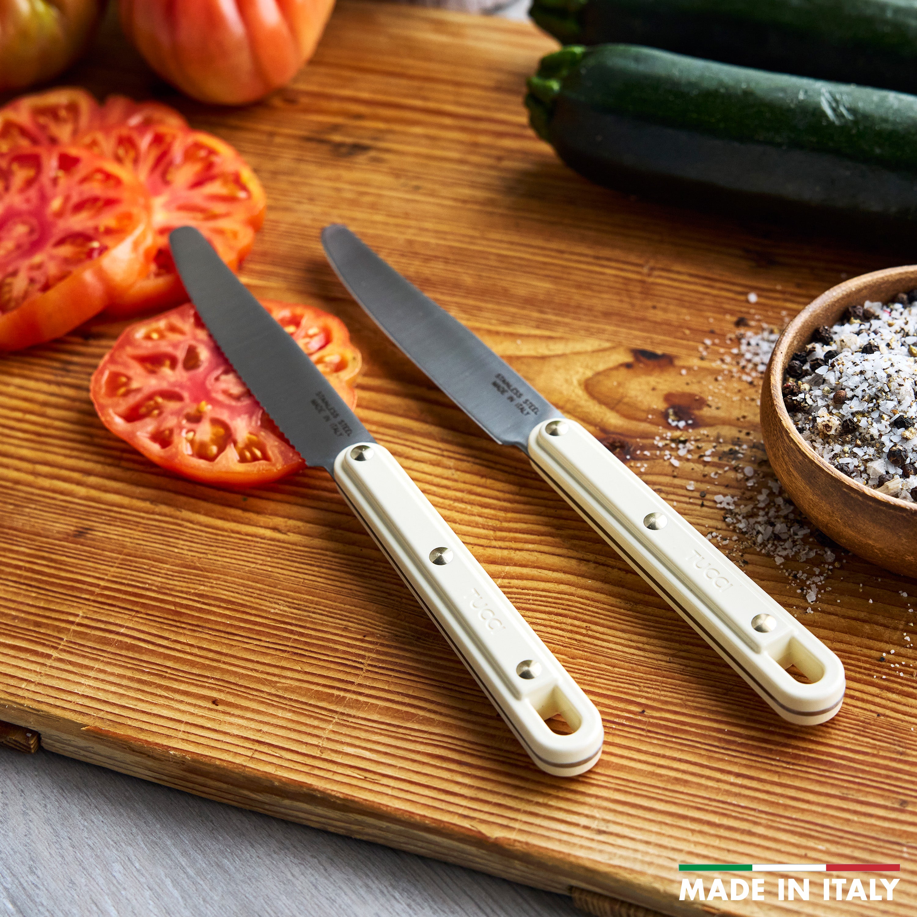 Stanley Tucci™ 2-Piece Prep Knife Set – Carrara White
