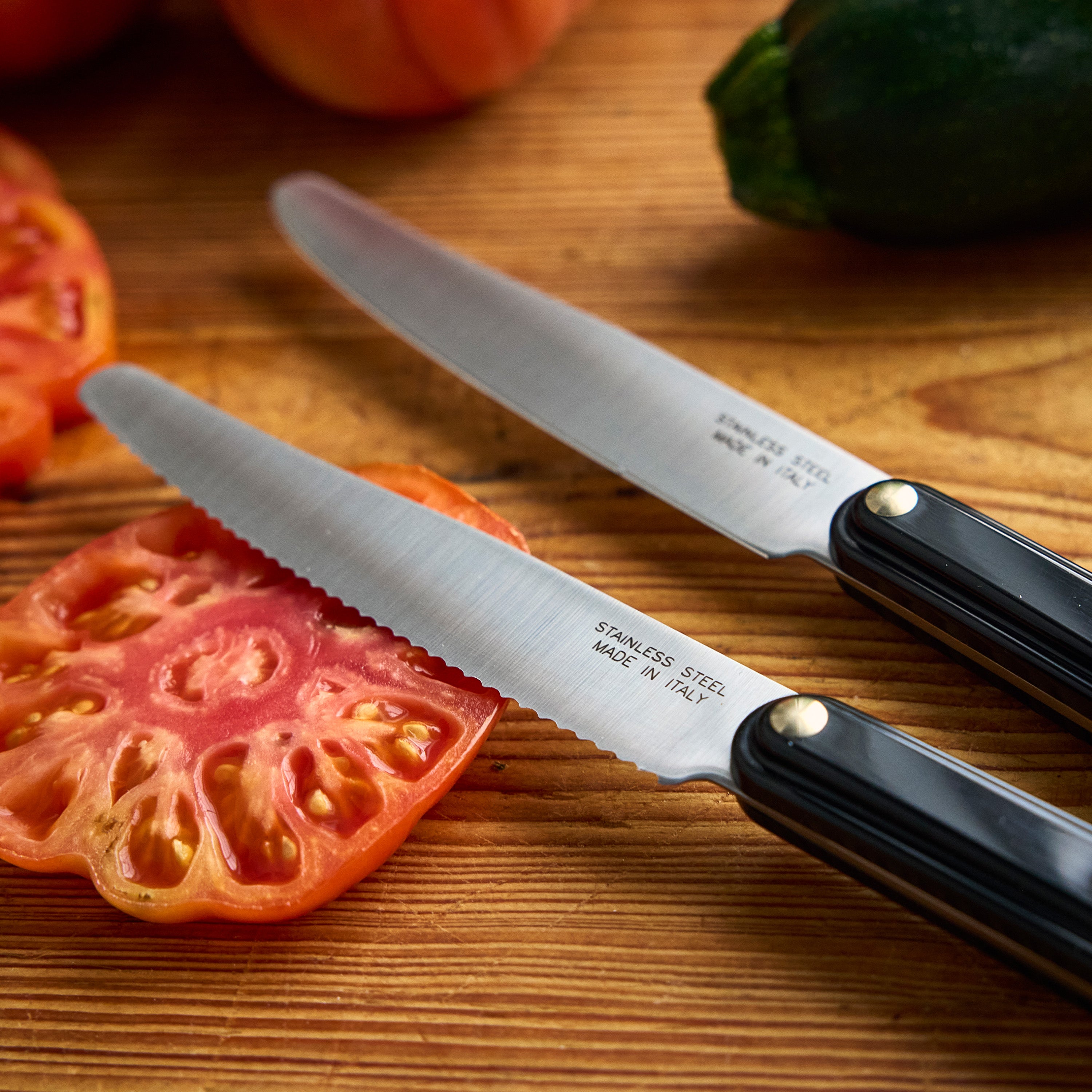 Stanley Tucci 2-Piece Prep Knife Set — Milano Black