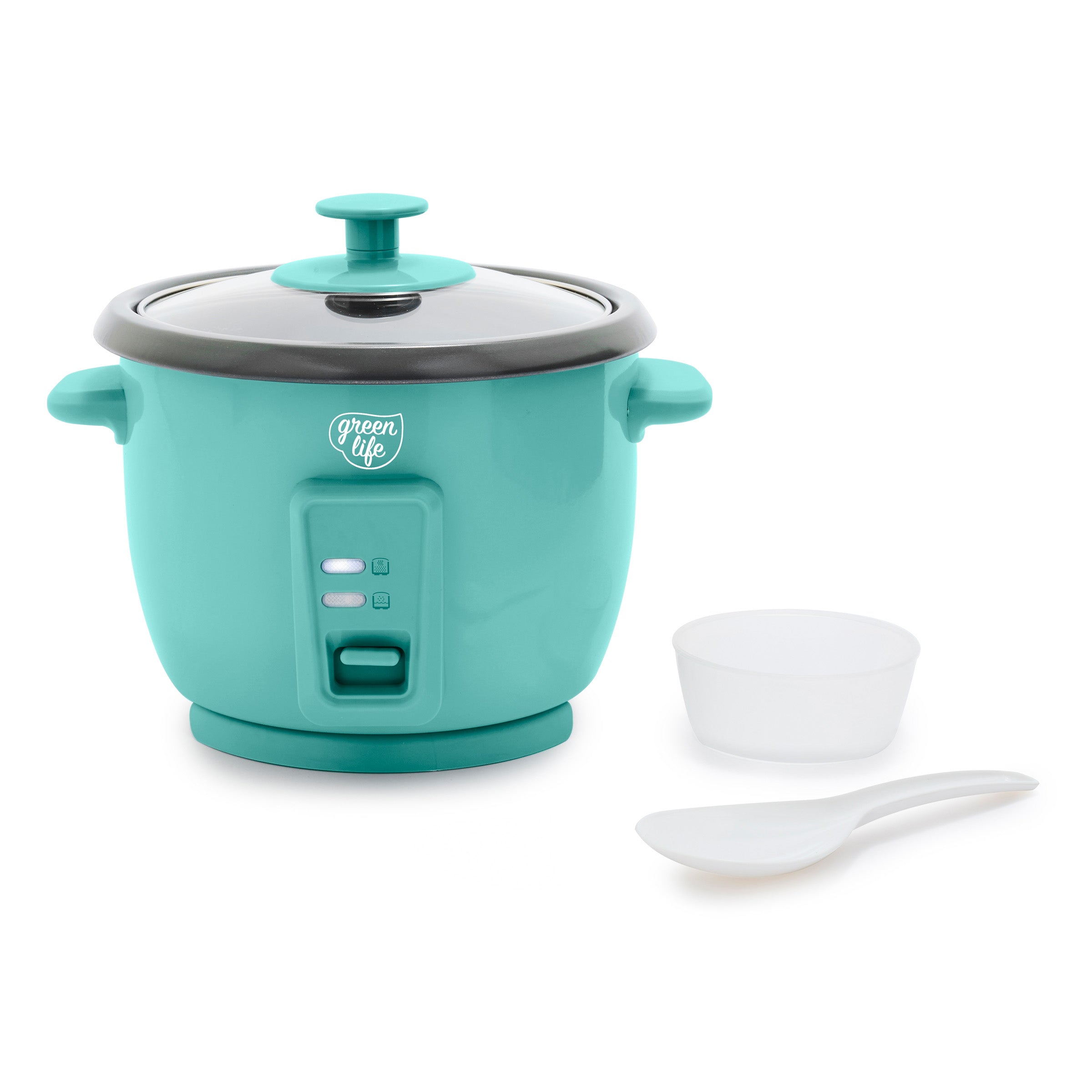 GreenLife 6-Cup Rice Cooker – Turquoise