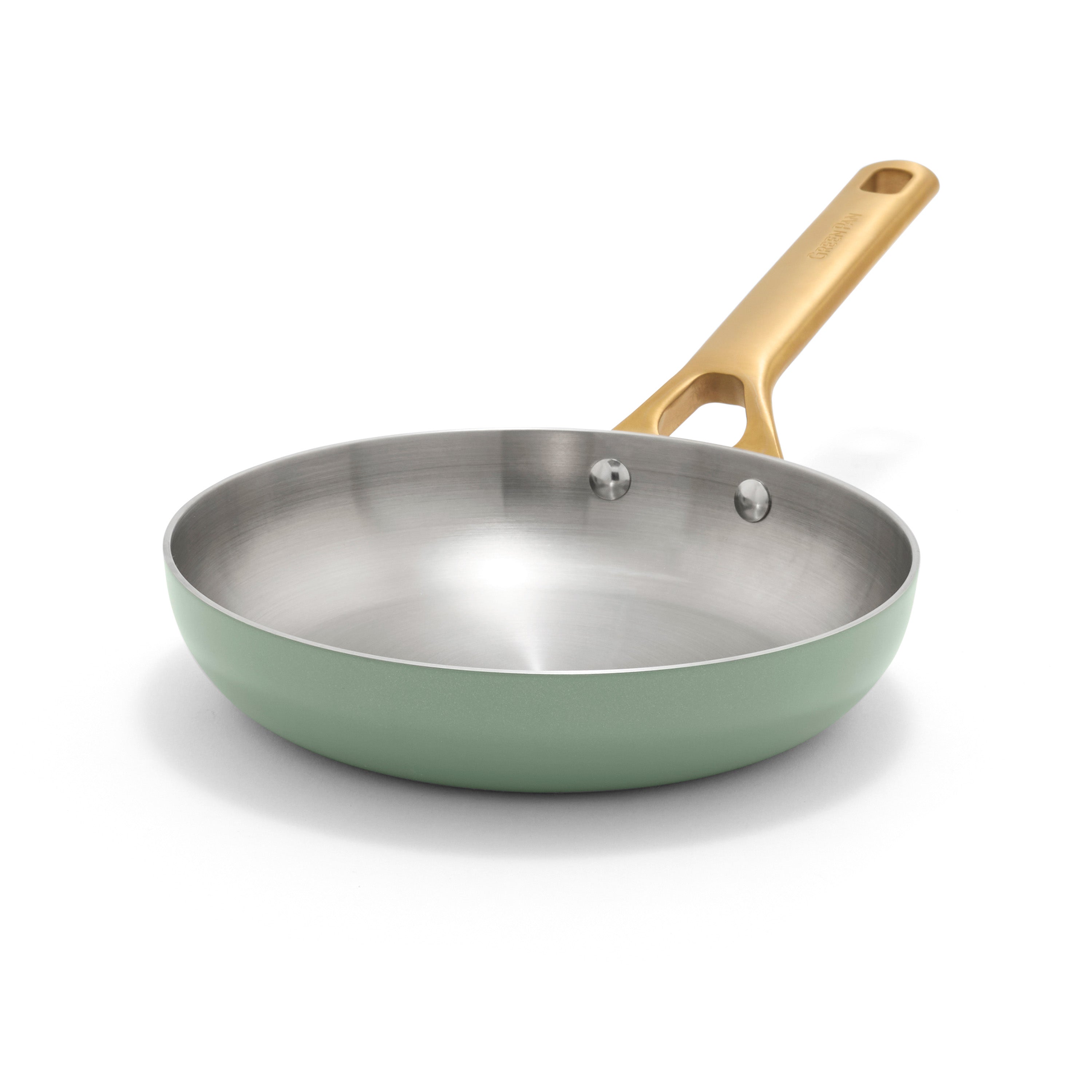 GreenPan Reserve Pro 8" Stainless Steel Frypan – Sage