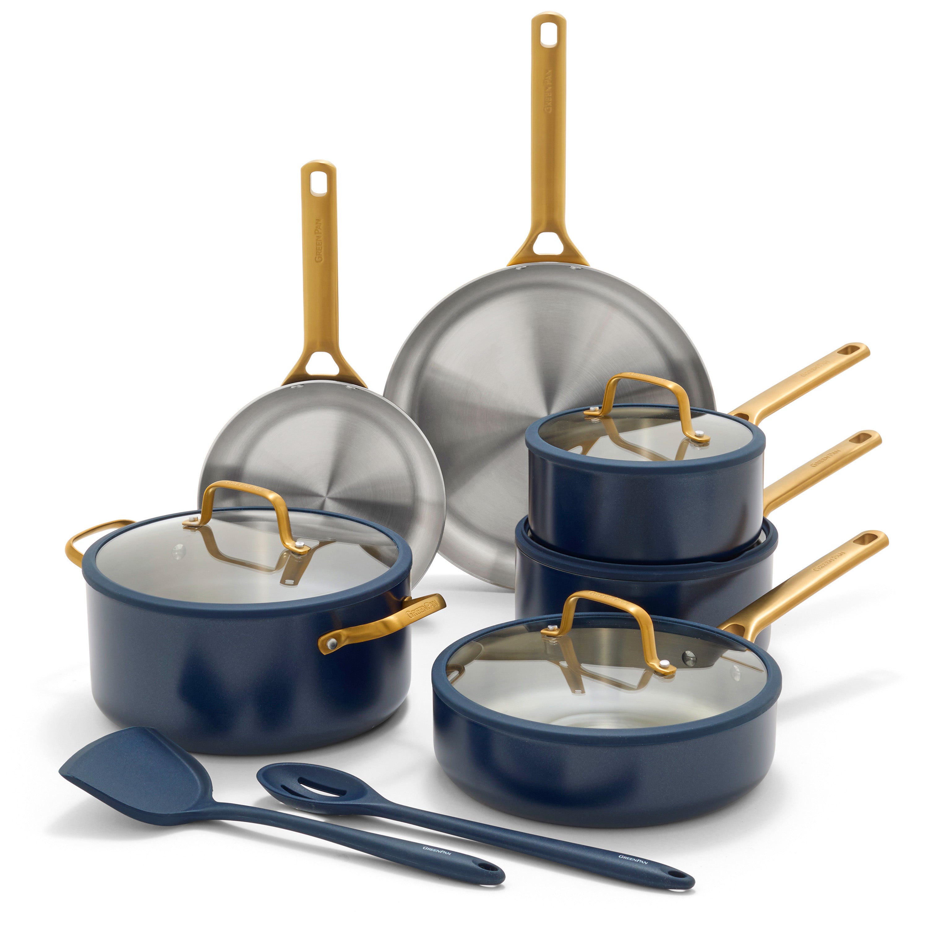 GreenPan Reserve Pro 12-Piece Stainless Steel Cookware Set – Twilight