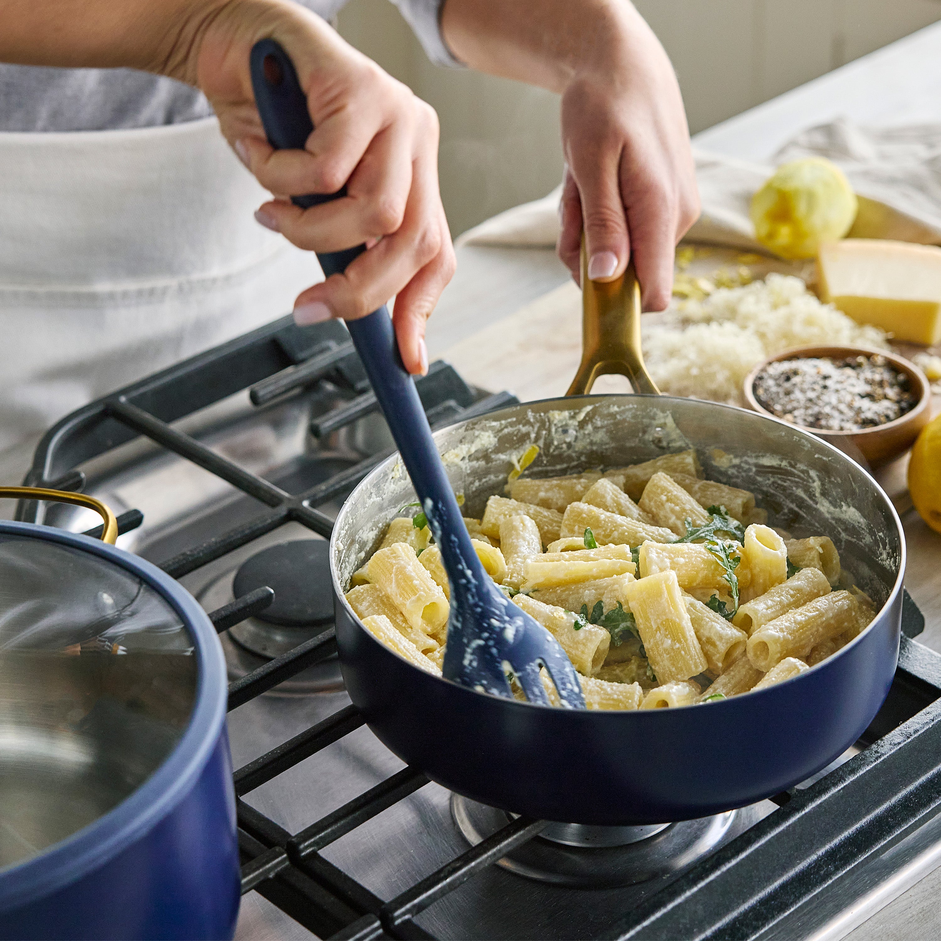 GreenPan Reserve Pro 12-Piece Stainless Steel Cookware Set – Twilight