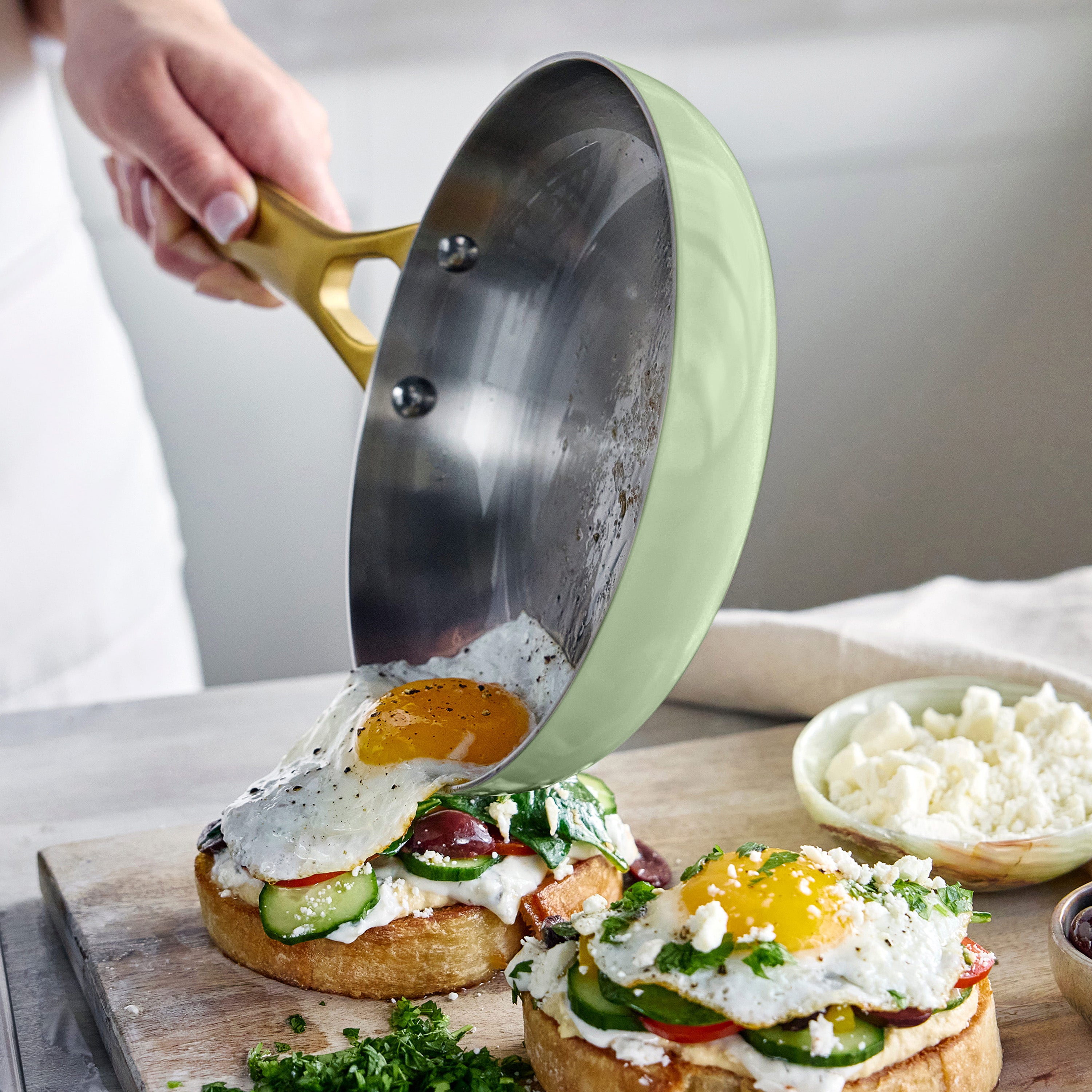 Reserve Pro 20-Piece Cookware & Bakeware Set — Sage