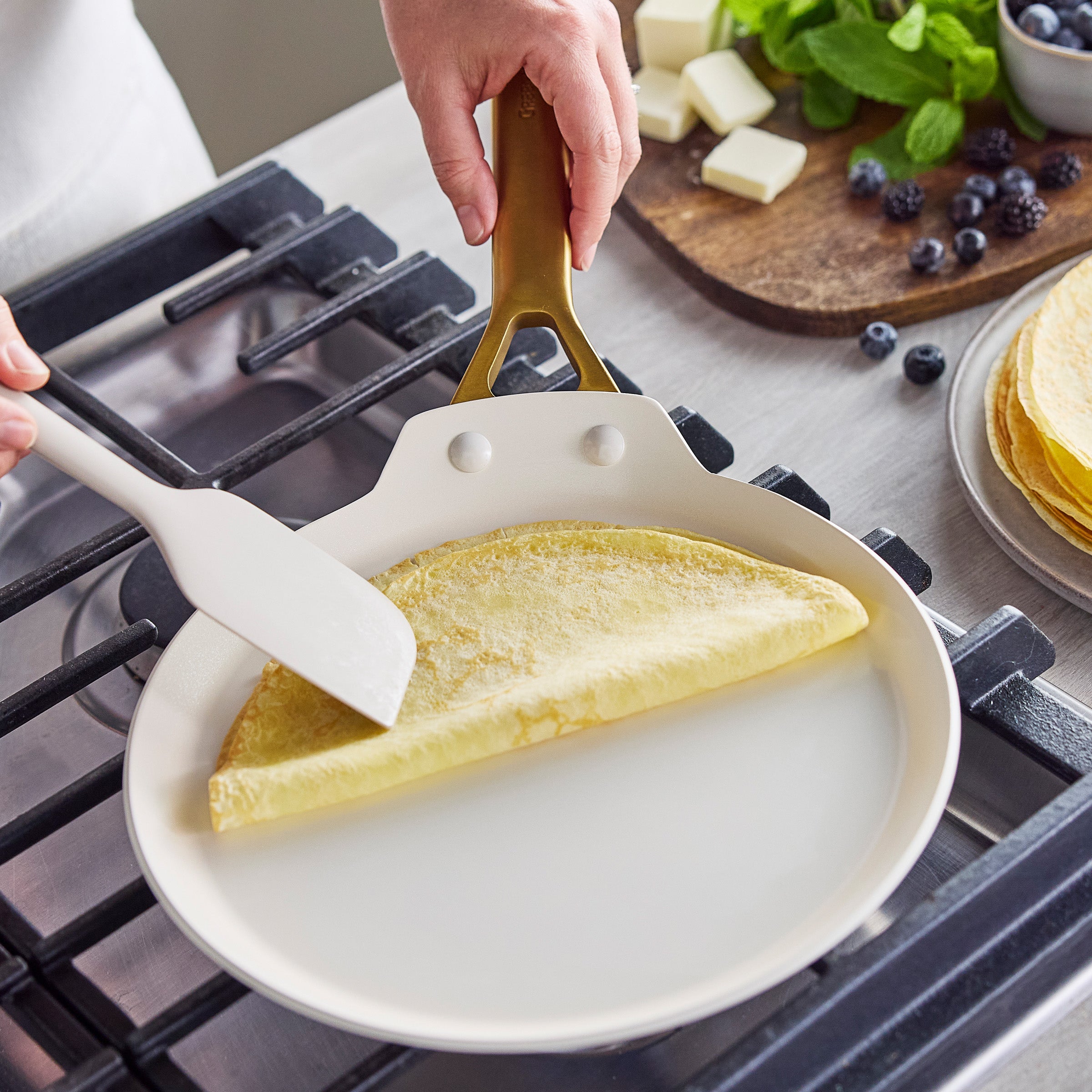GreenPan Reserve Pro Ceramic Nonstick 10-Inch Crepe Pan - Twilight