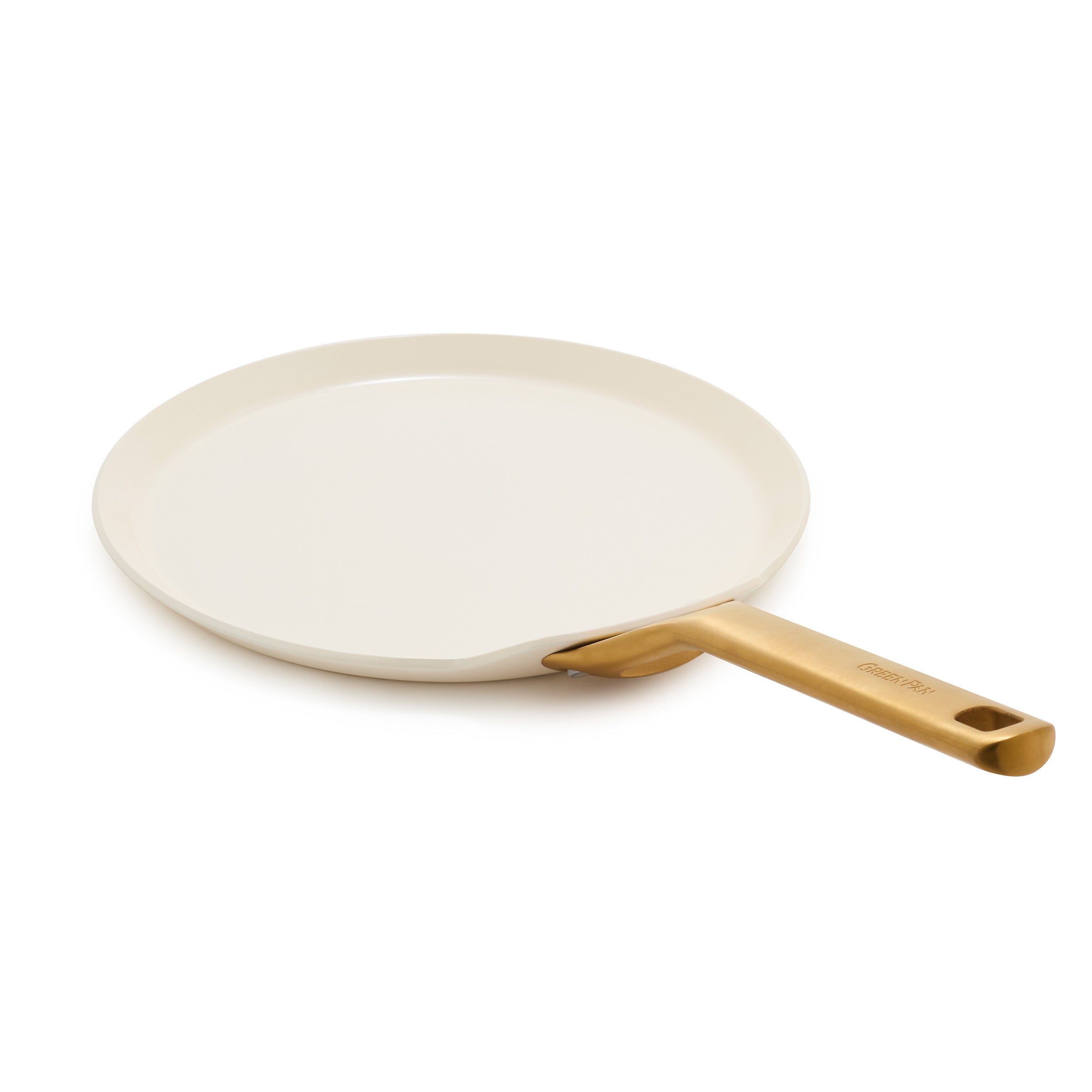 GreenPan Reserve Pro Ceramic Nonstick 10" Crepe Pan | Cream