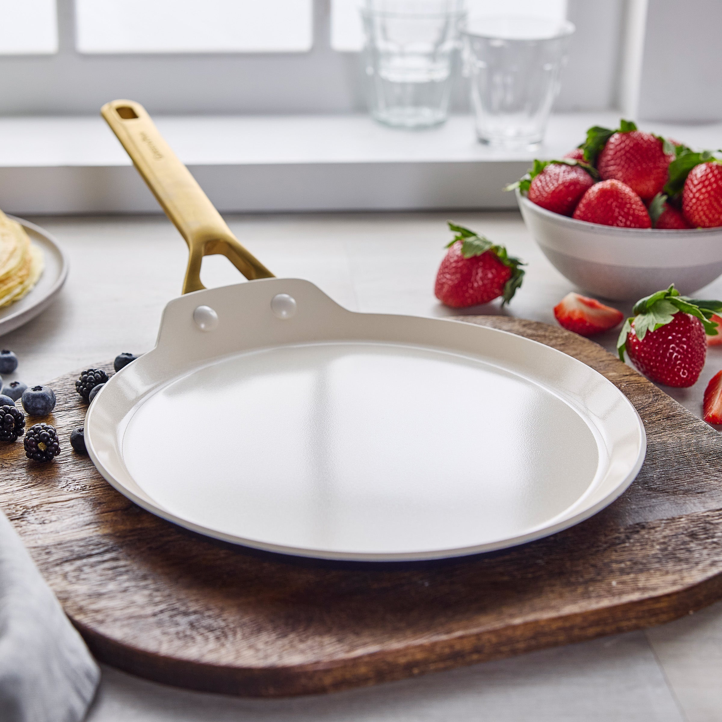 GreenPan Reserve Pro Ceramic Nonstick 11-Piece Cookware Set | Cream