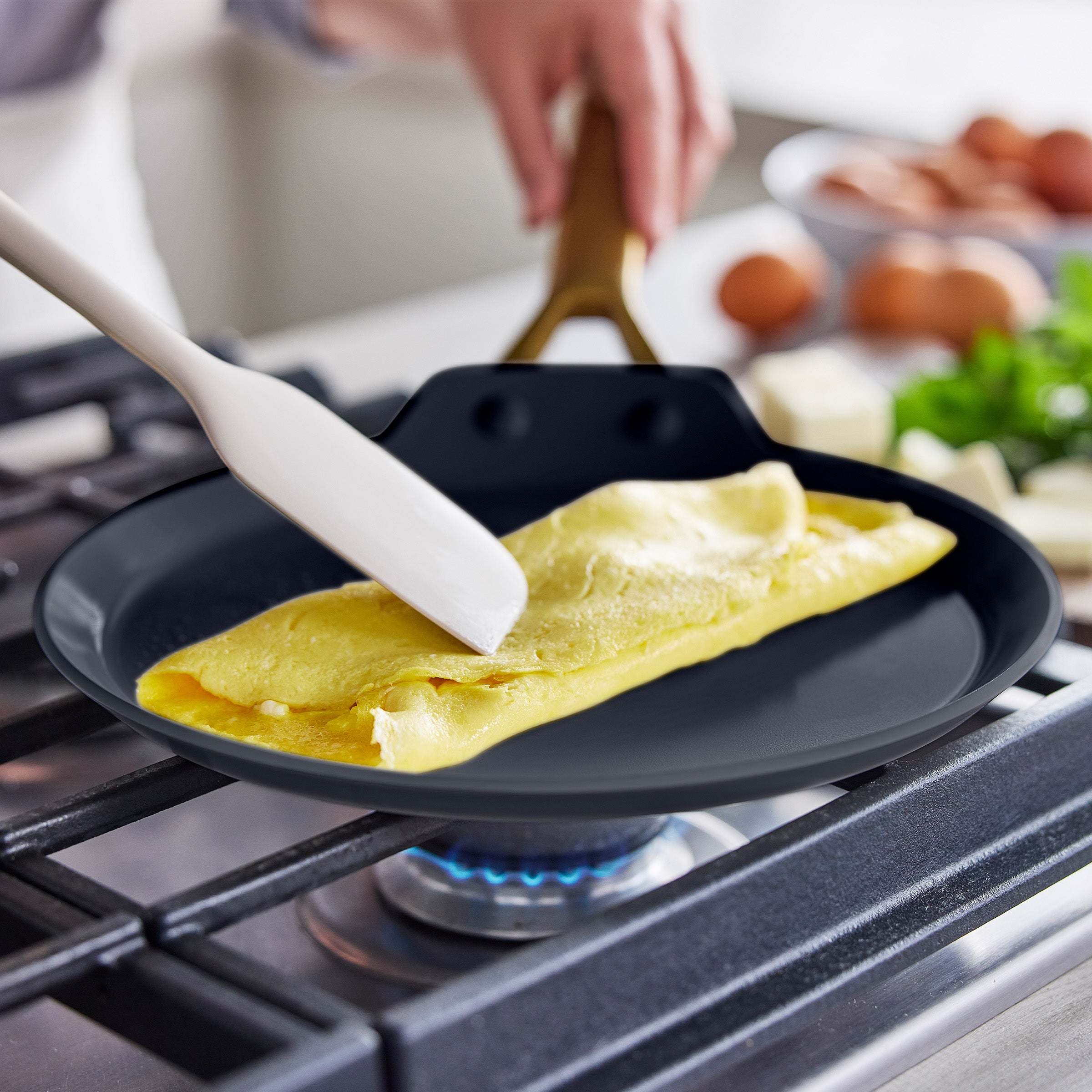 GreenPan Reserve Pro Ceramic Nonstick 11-Piece Cookware Set | Black