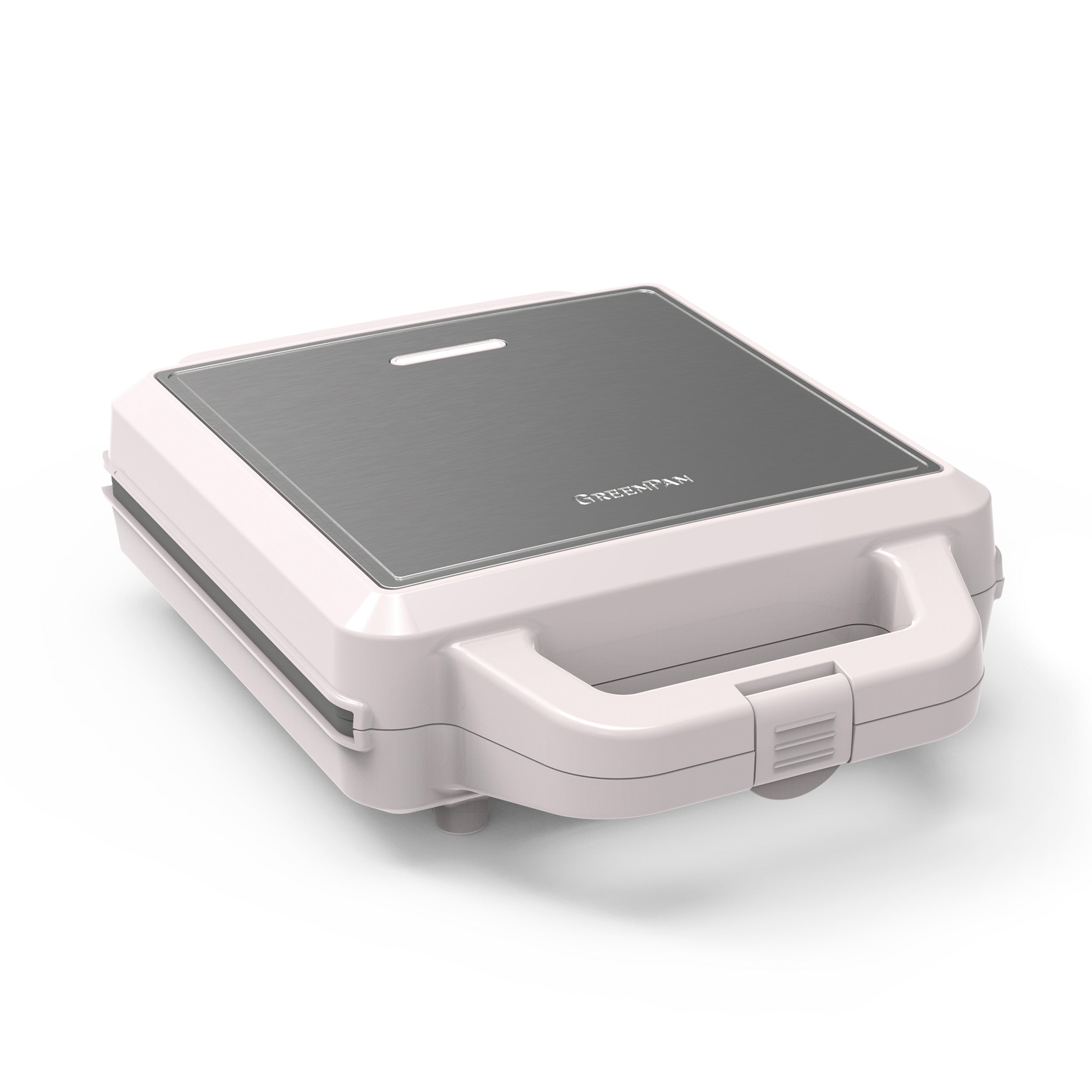 GreenPan Advanced 4-Square Waffle Maker | Clay