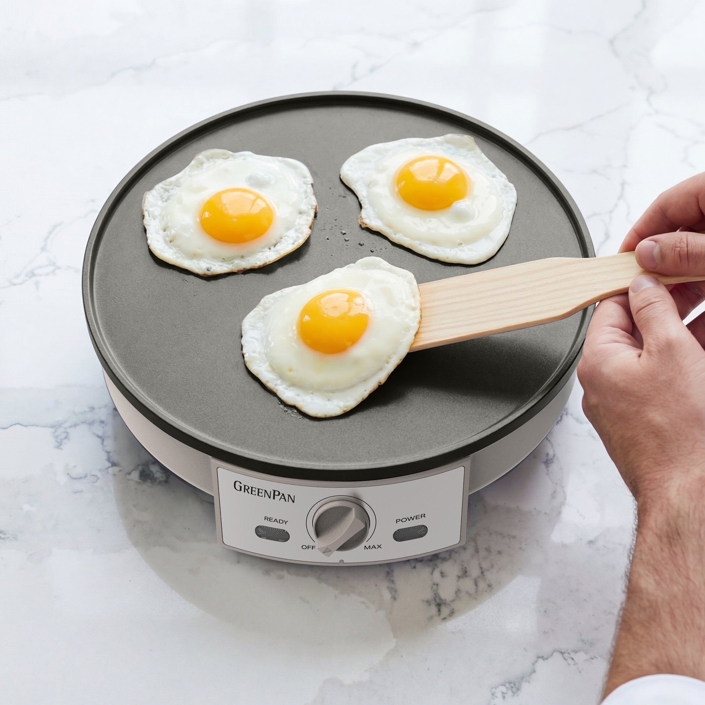 GreenPan Advanced Crepe Maker, Clay