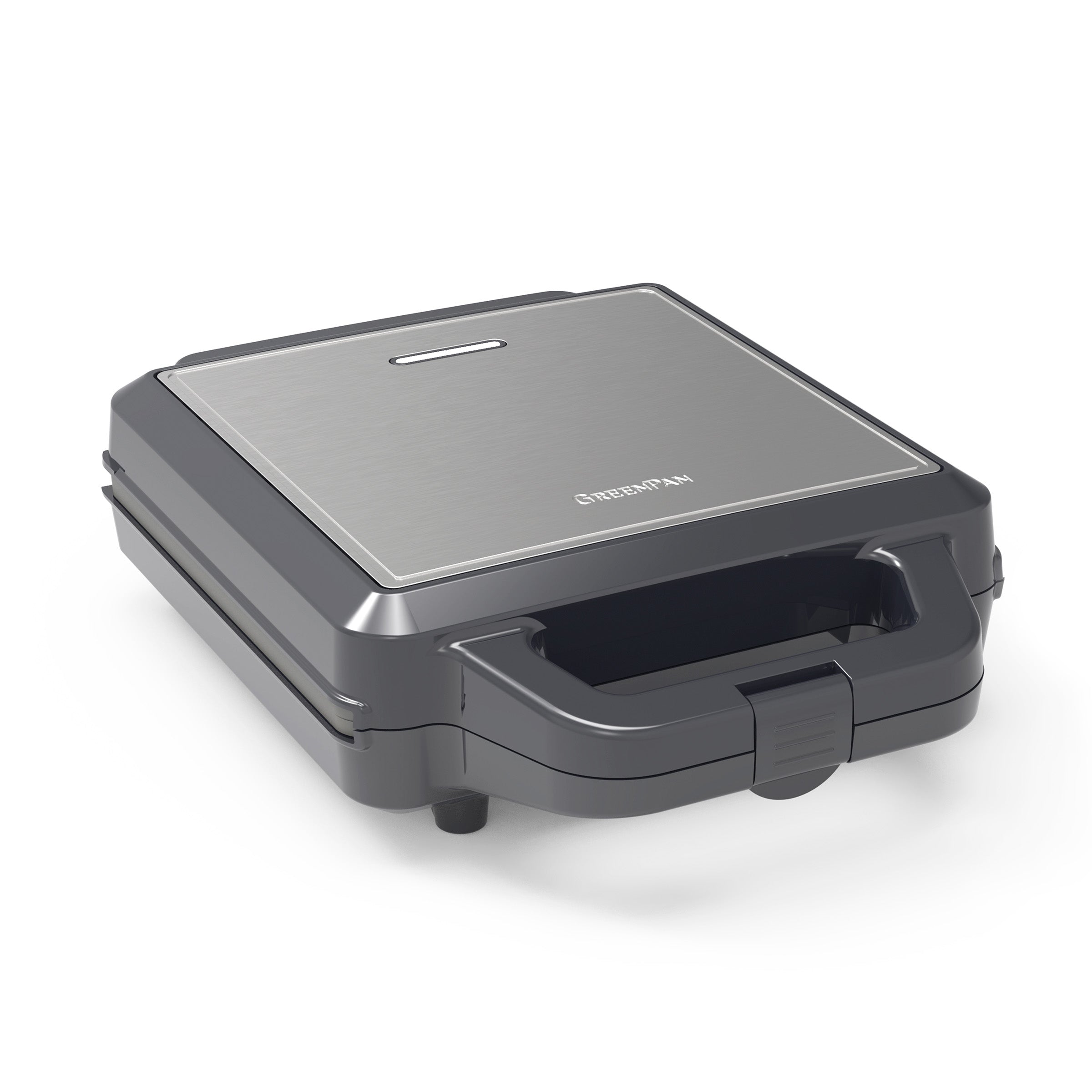 GreenPan Advanced 4-Square Waffle Maker, Graphite