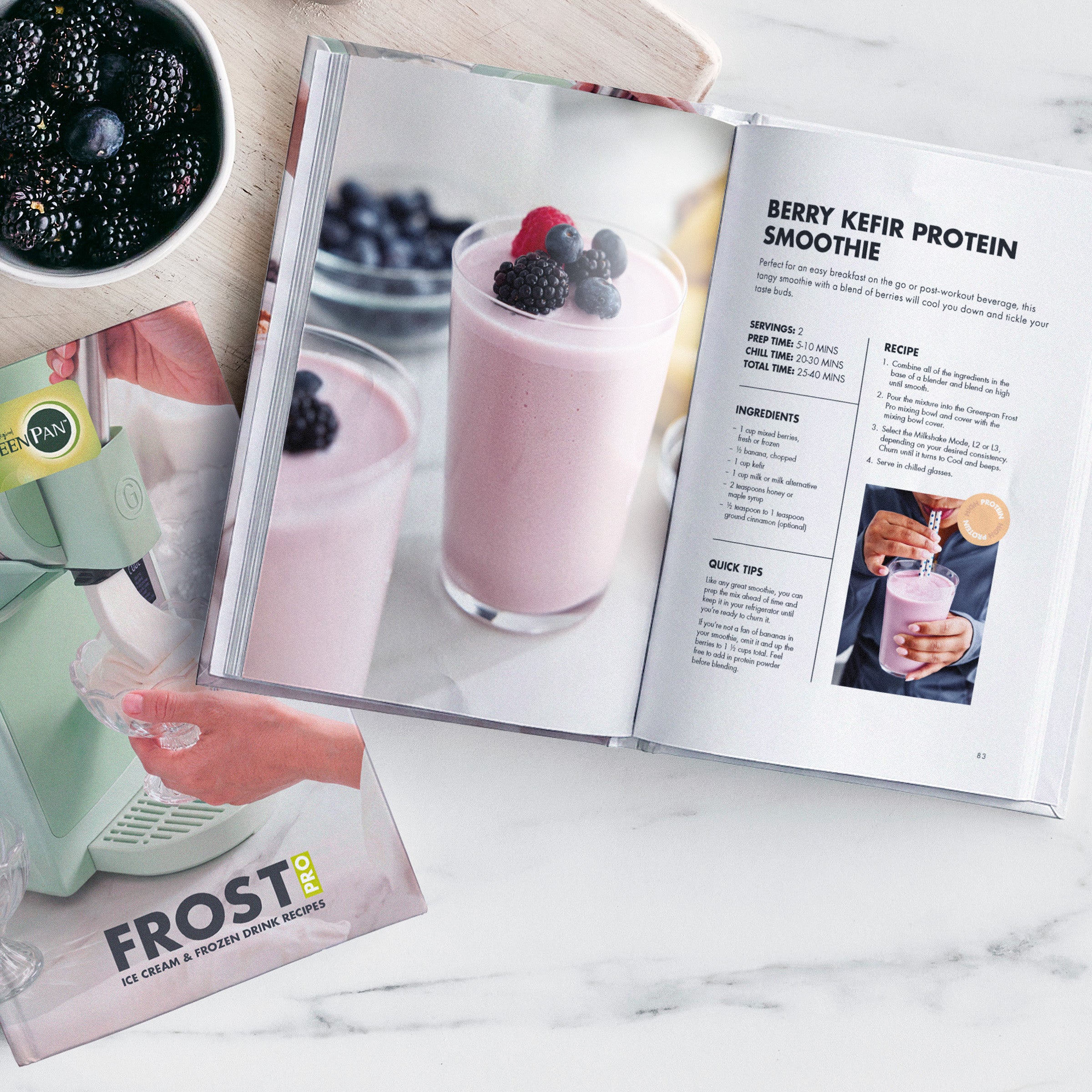Frost Pro Ice Cream, Gelato & Frozen Drink Recipe Book